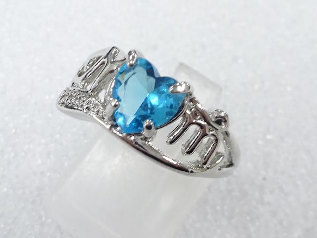 色石　指輪(15号)